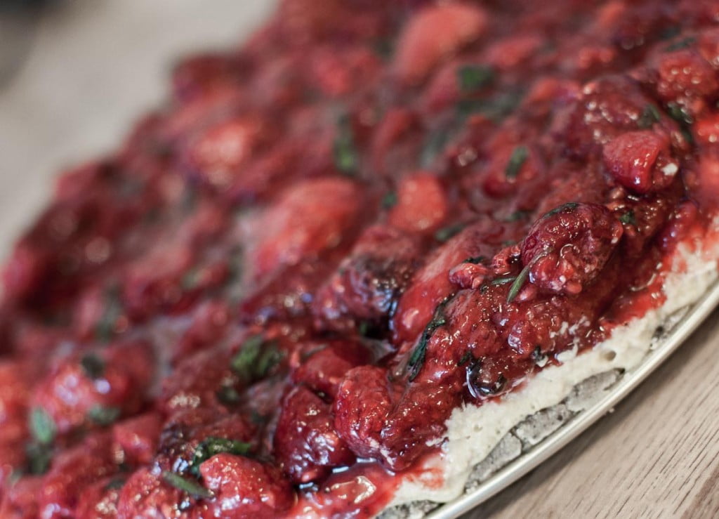 lime jordbær ostekake