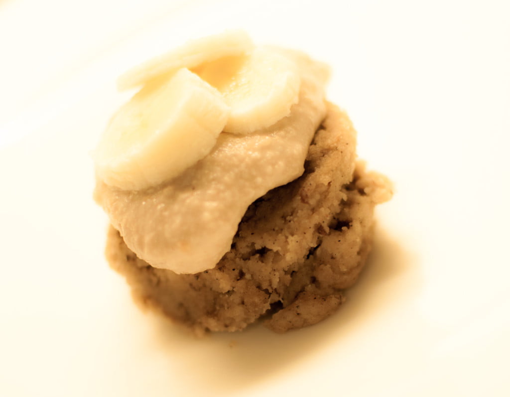 bananmuffins, nøttesmør