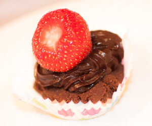 cupcakes med sjokoladefrosting