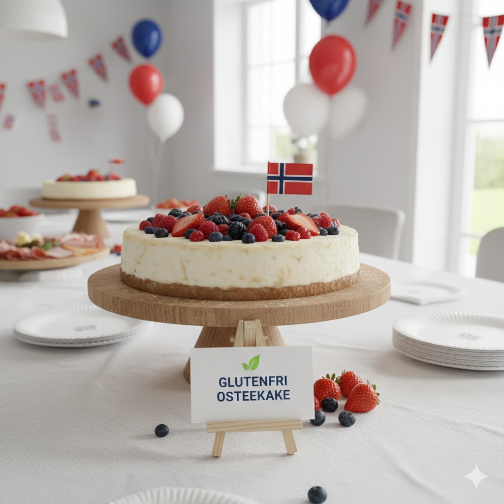allergivennlig ostekake 17mai