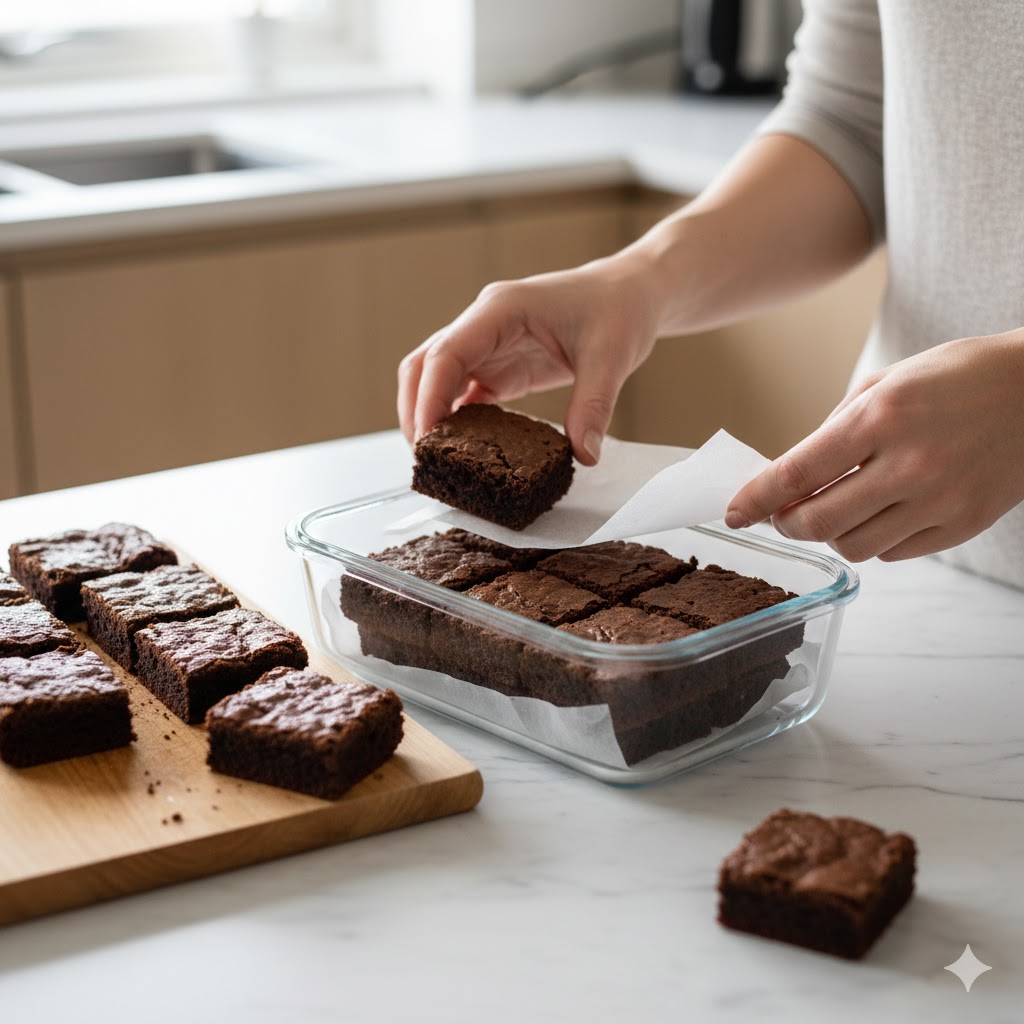 brownies oppbevaring tips