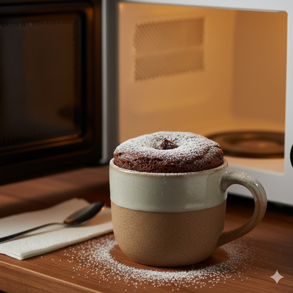 enkel rask dessert sjokolade kopp