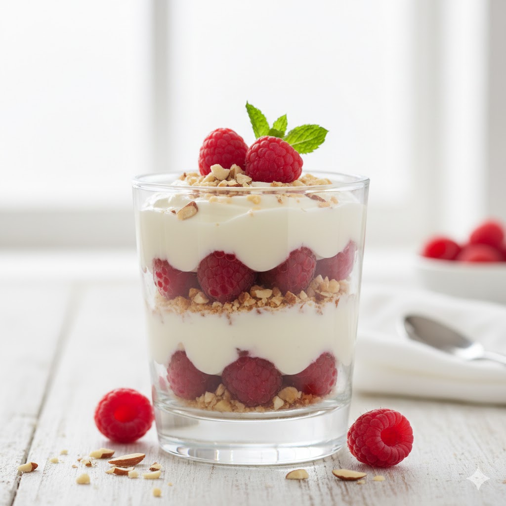 enkel rask dessert sunn kesam