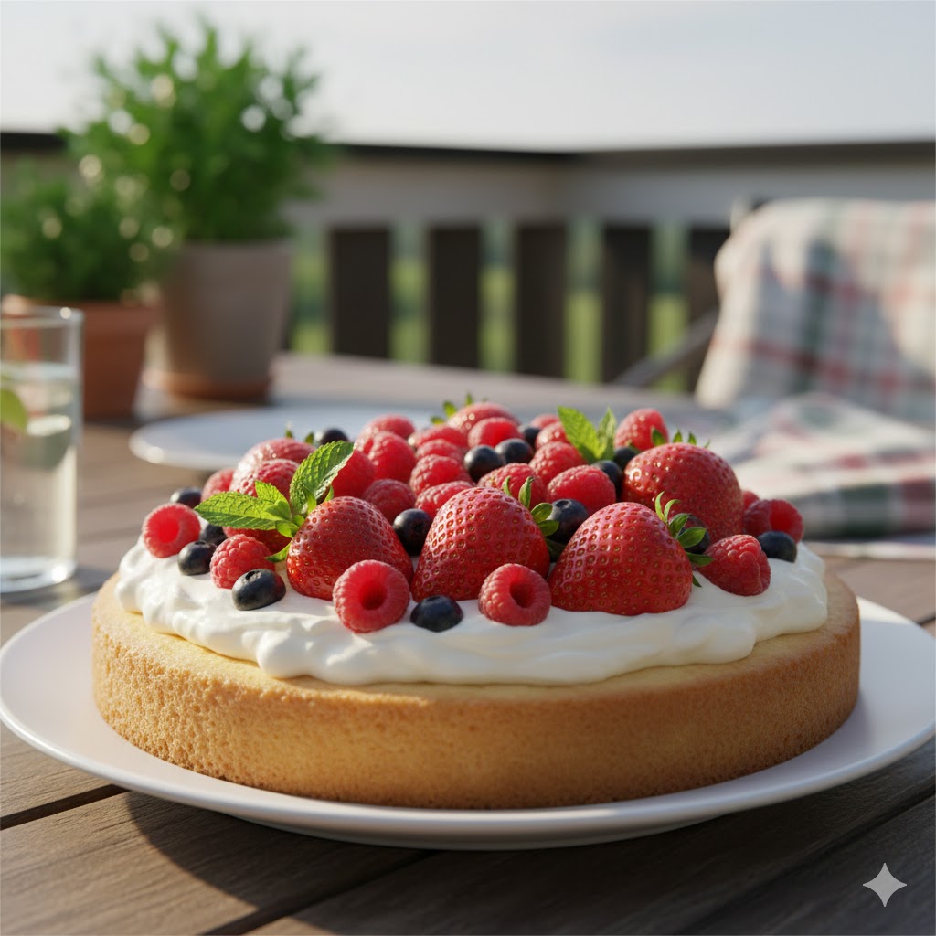 friske baerkaker sommer