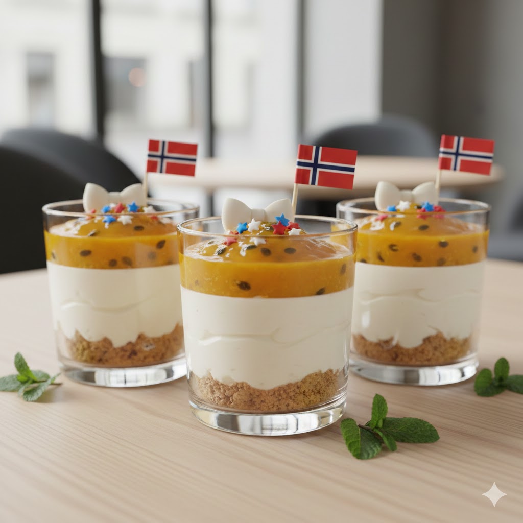 moderne ostekake variasjoner