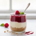 ostekake paa glass bringebaer