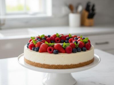 Ostekake pynt
