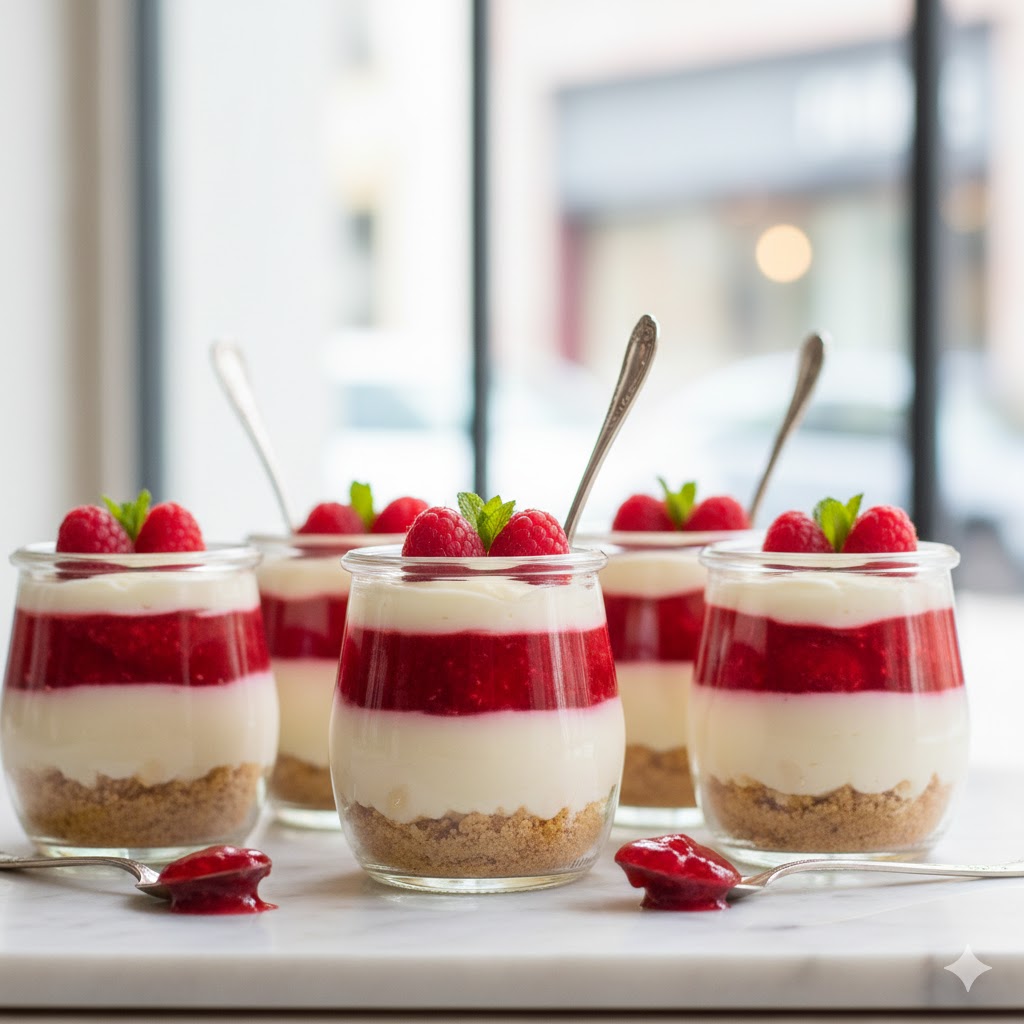 porsjonskaker ostekake glass